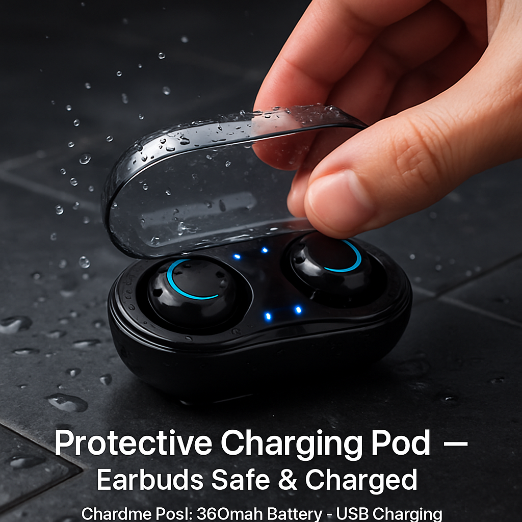 Wireless TWS Earbuds: Crisp Sound, Comfort Fit