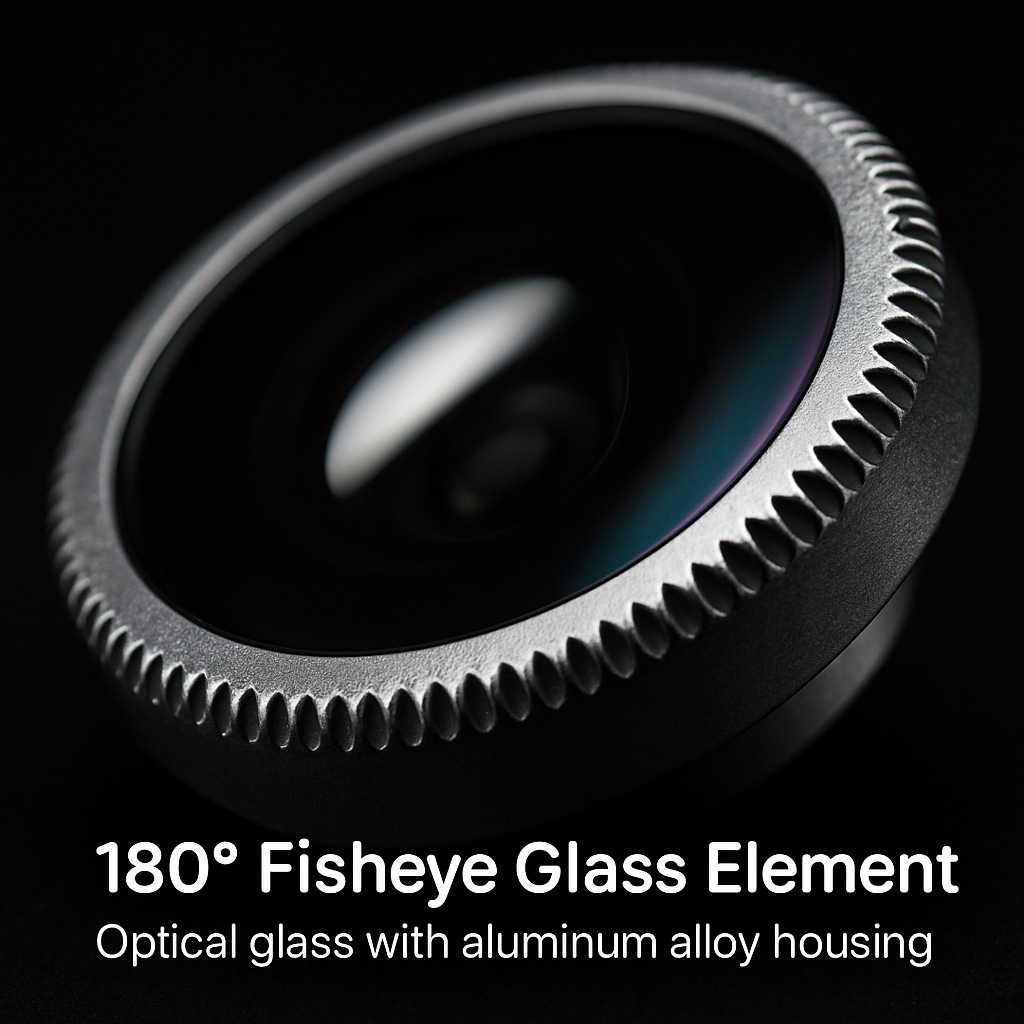 Phone Camera Lens Kit Magnetic 180°Fisheye Lens 0.67xWide Angle 10X Macro Lens for iPhone X /8/7/6s Samsung Galaxy S10/S9