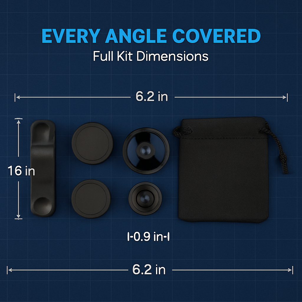 3-in-1 Universal Clip Photo Lens Kit for Smartphones