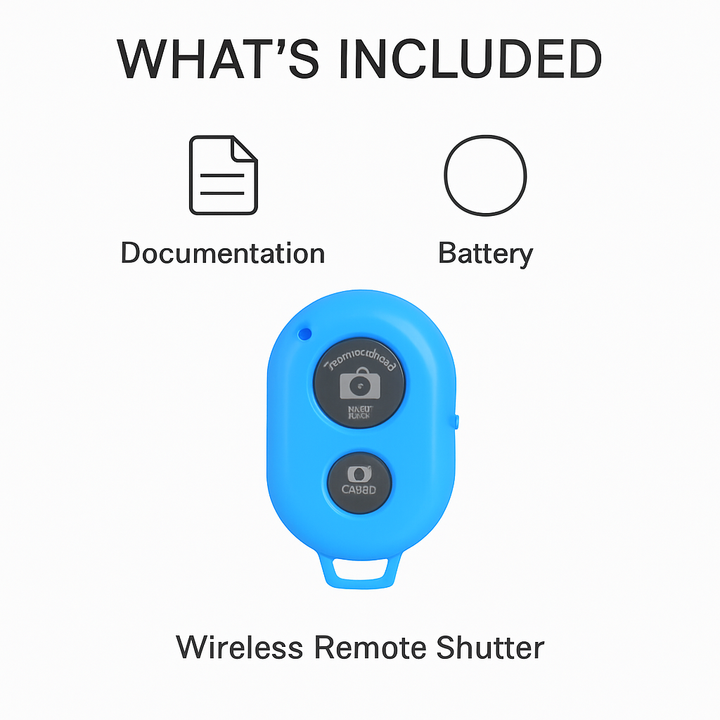 Unique Wireless Shutter Remote Controller for Android and iOS Devices