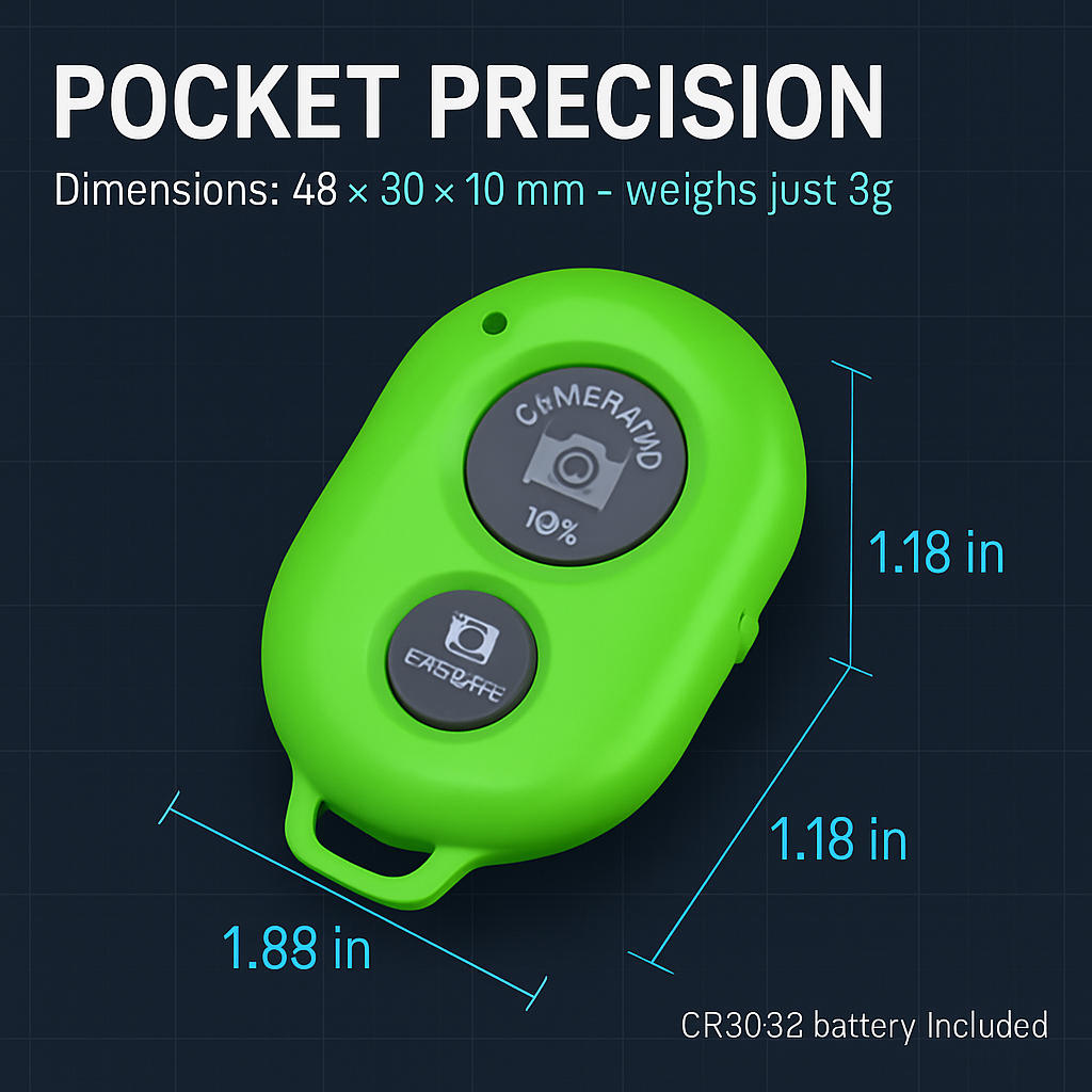 Unique Wireless Shutter Remote Controller for Android and iOS Devices