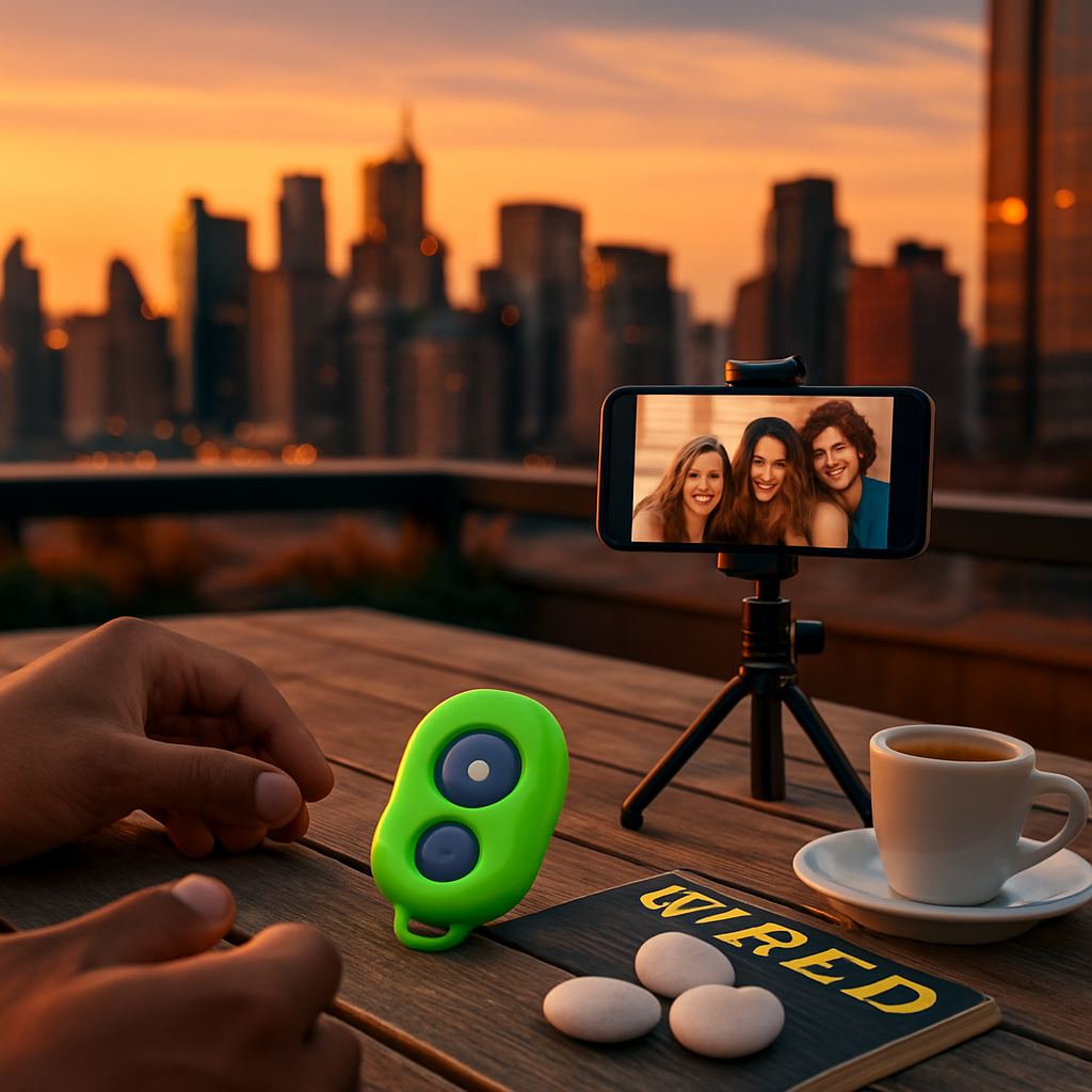 Unique Wireless Shutter Remote Controller for Android and iOS Devices