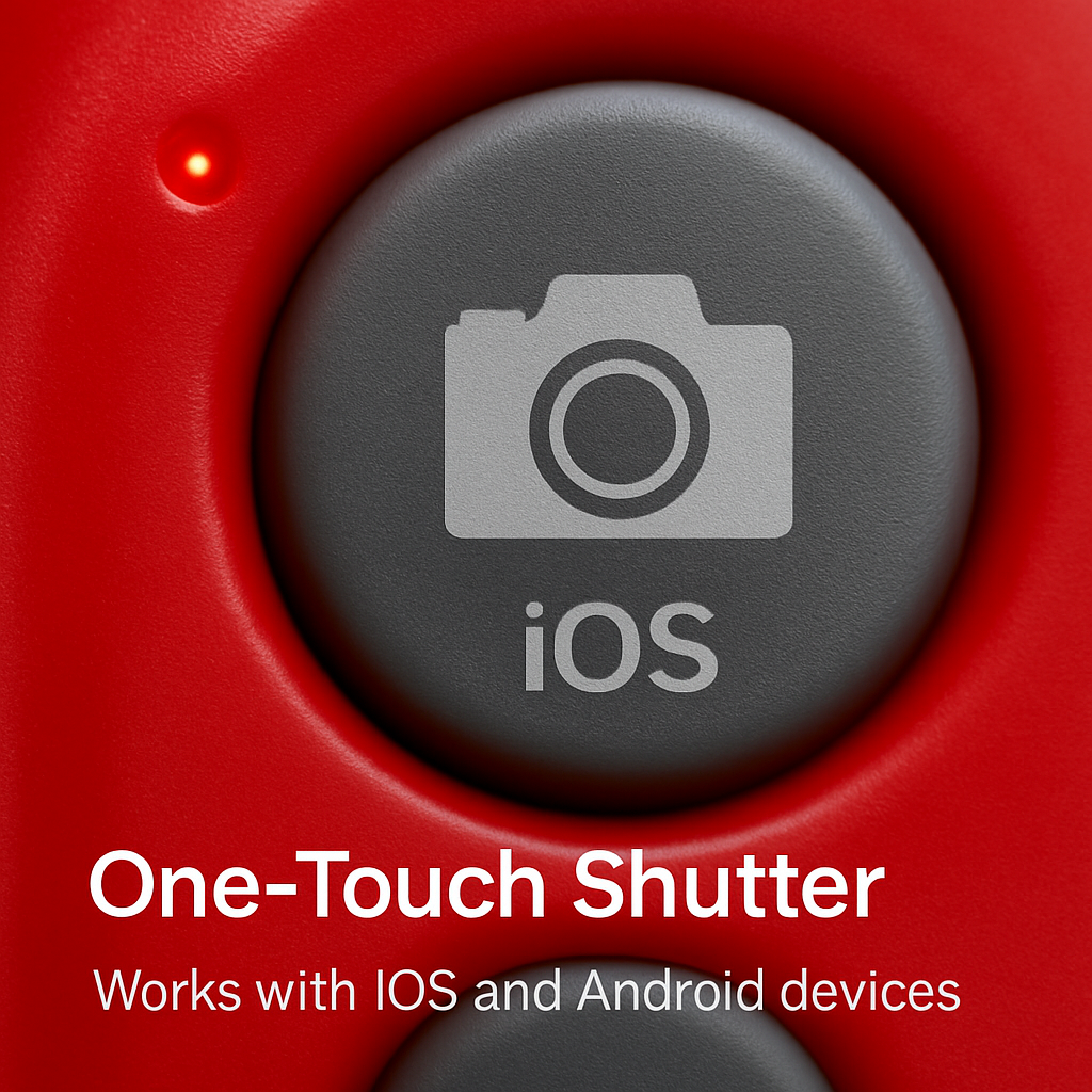 Unique Wireless Shutter Remote Controller for Android and iOS Devices