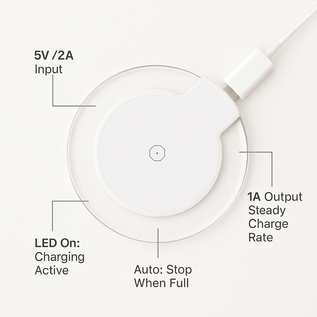 Mini Qi-Wireless Charging Pad