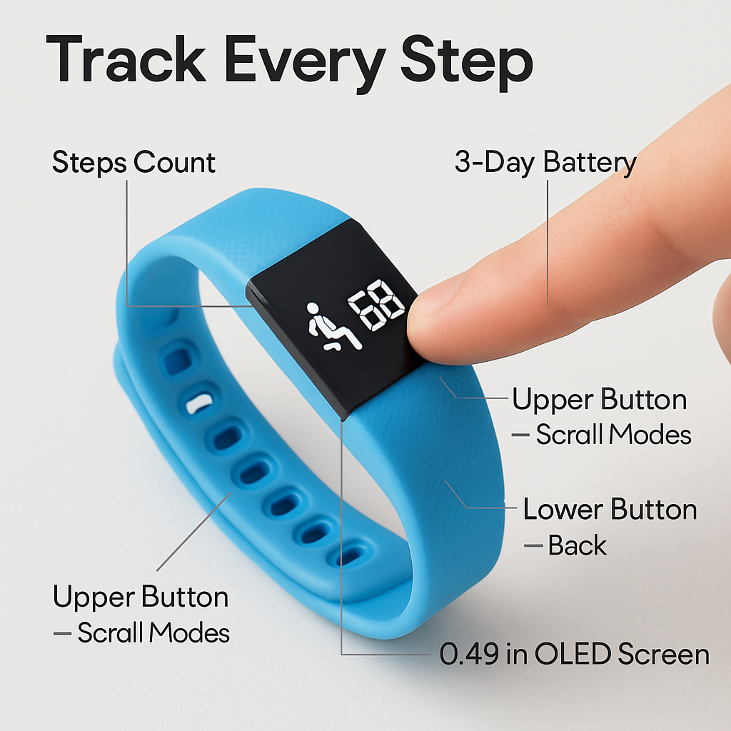 Fitness Tracker Activity Tracker Watch IP56 Waterproof Bracelet Fitness Band Sleep Monitor Pedometer Sedentary Reminder Call Message Notification