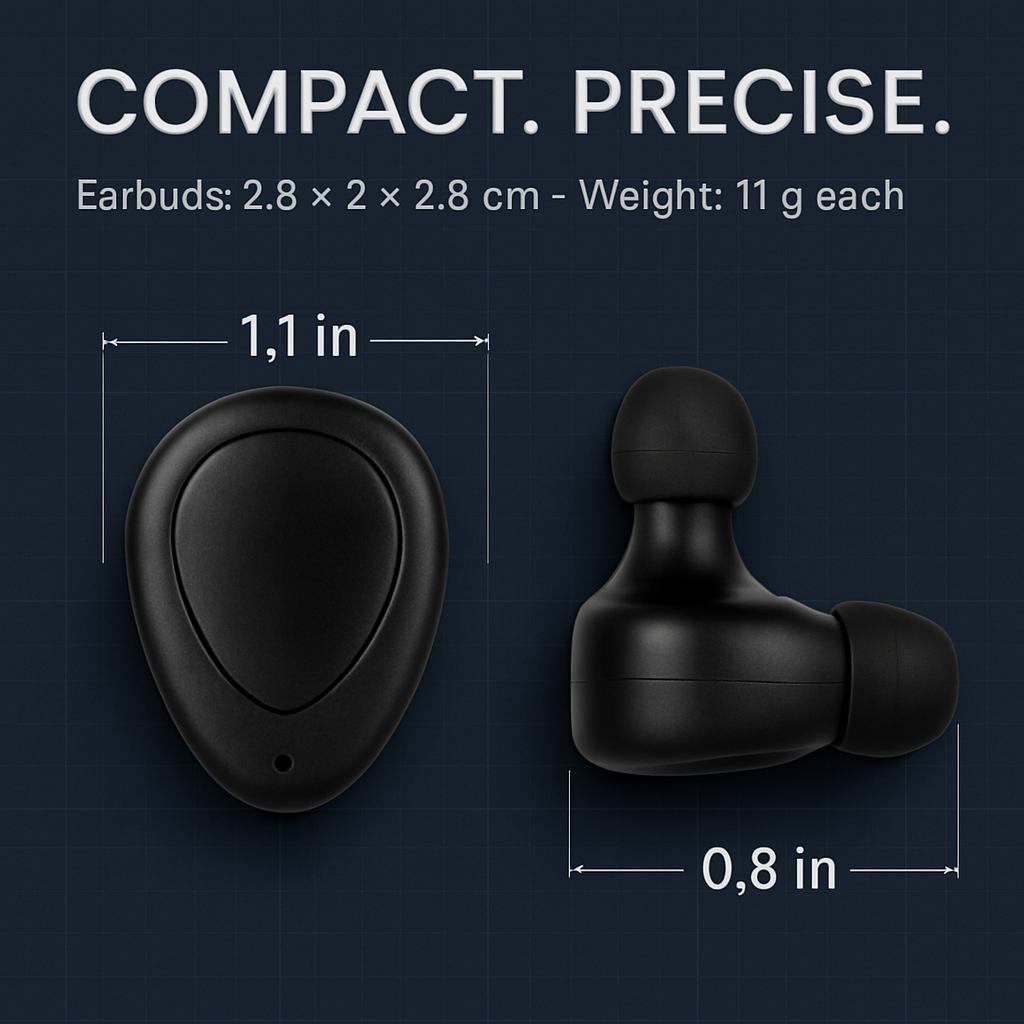 True Wireless Stereo Earbuds