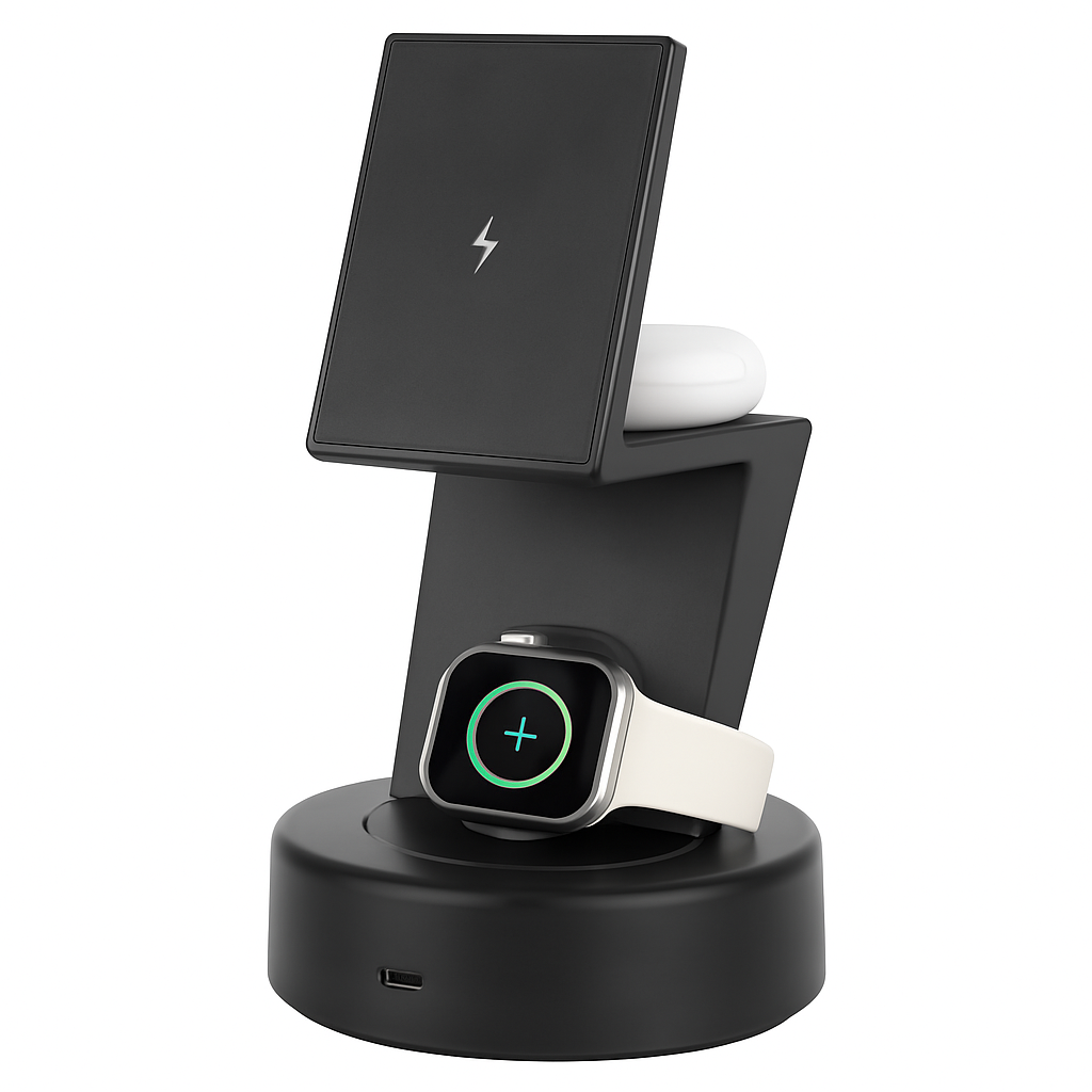 3-in-1 MagSafe Wireless Charger with RGB Lighting