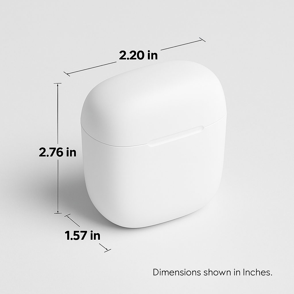 Open Ear Wireless Earbuds with Charging Case
