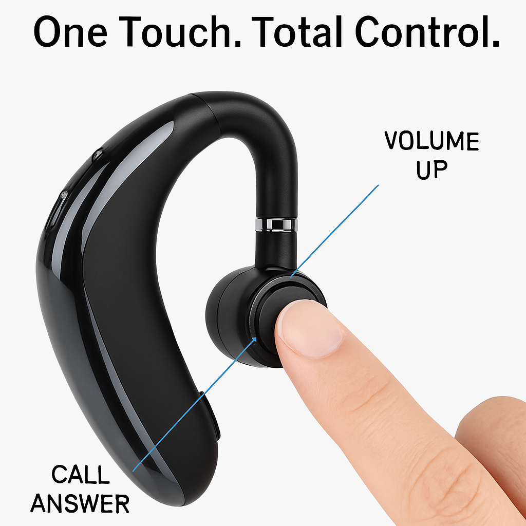 Earpiece ENC Wireless Earbuds for Business & Travel