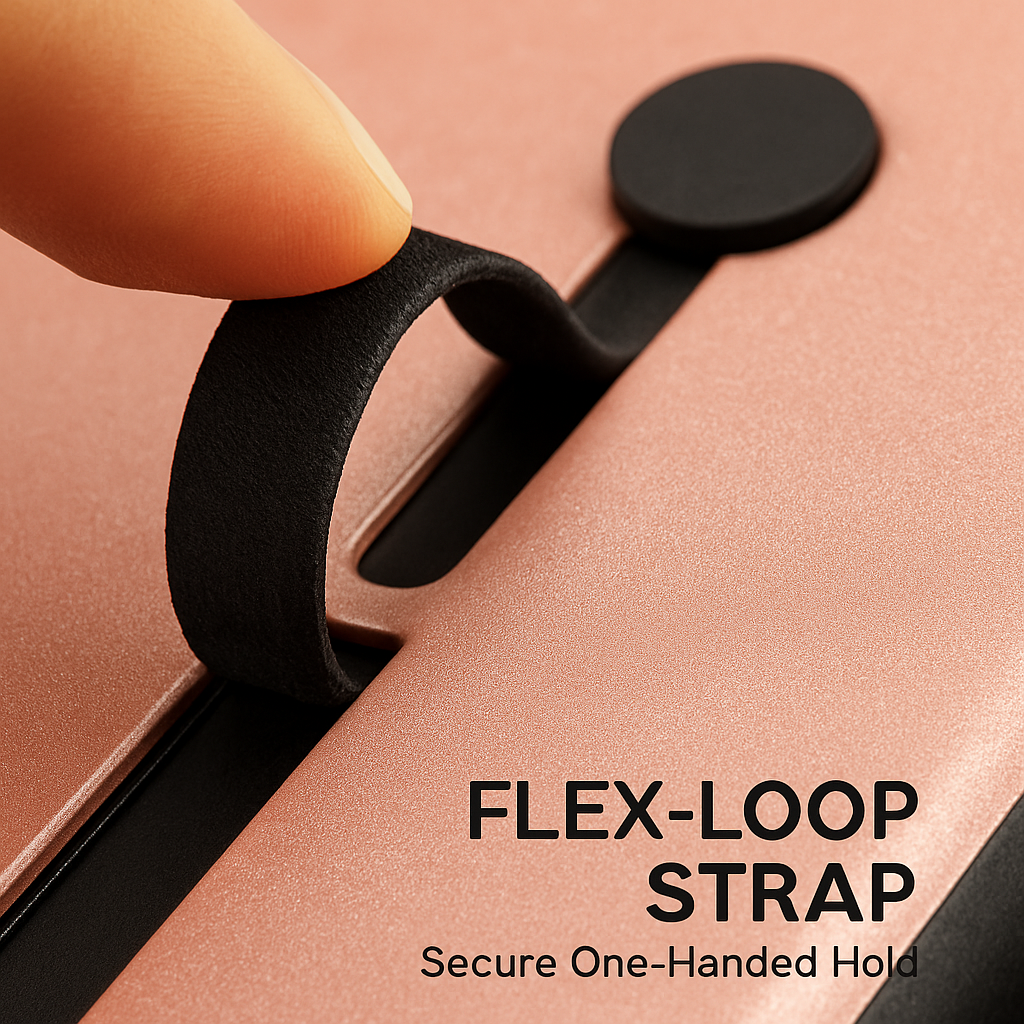 Finger Strap Phone Case with Kickstand for Secure Grip