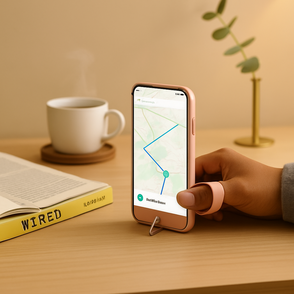 Finger Strap Phone Case with Kickstand for Secure Grip