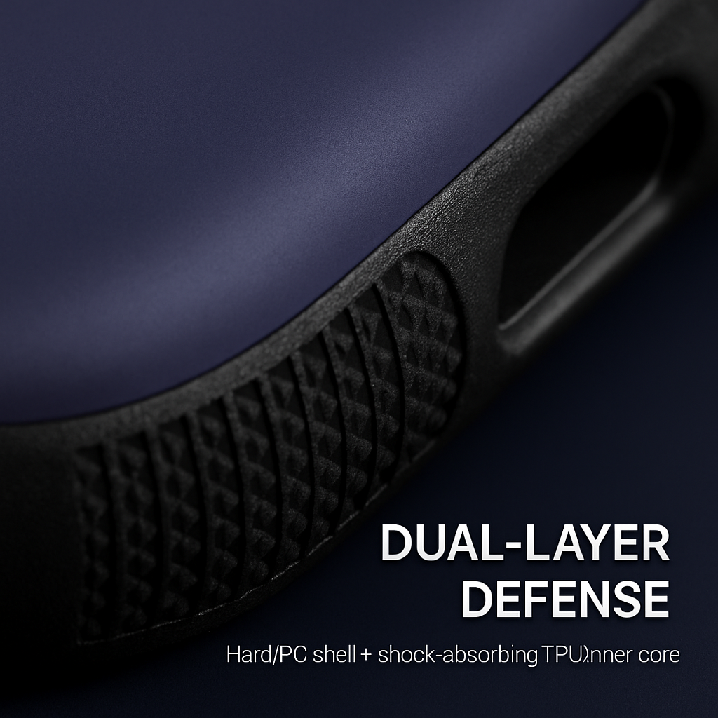 Finger Strap Phone Case with Kickstand for Secure Grip