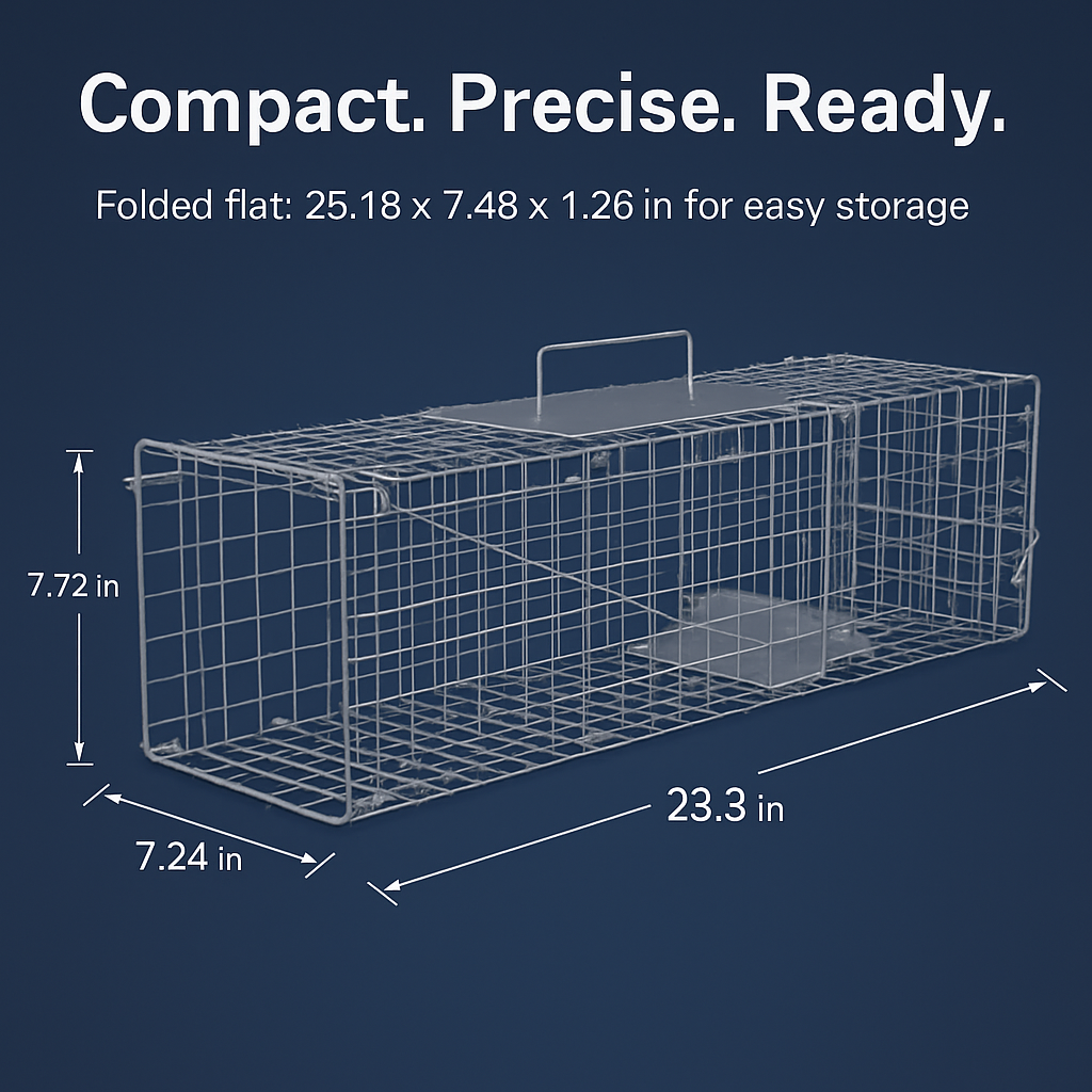 Cat Trap Cage: Humane Live Trap with Release