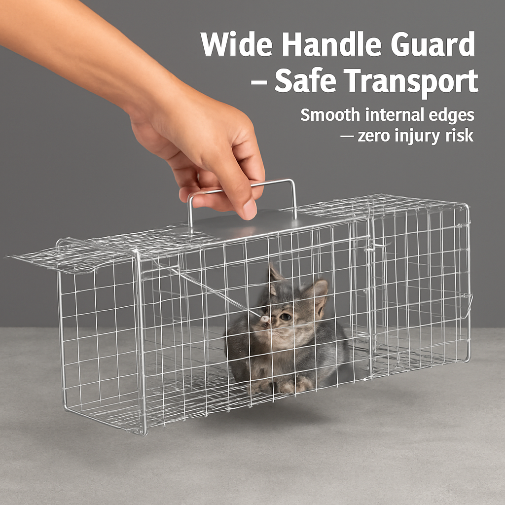 Cat Trap Cage: Humane Live Trap with Release