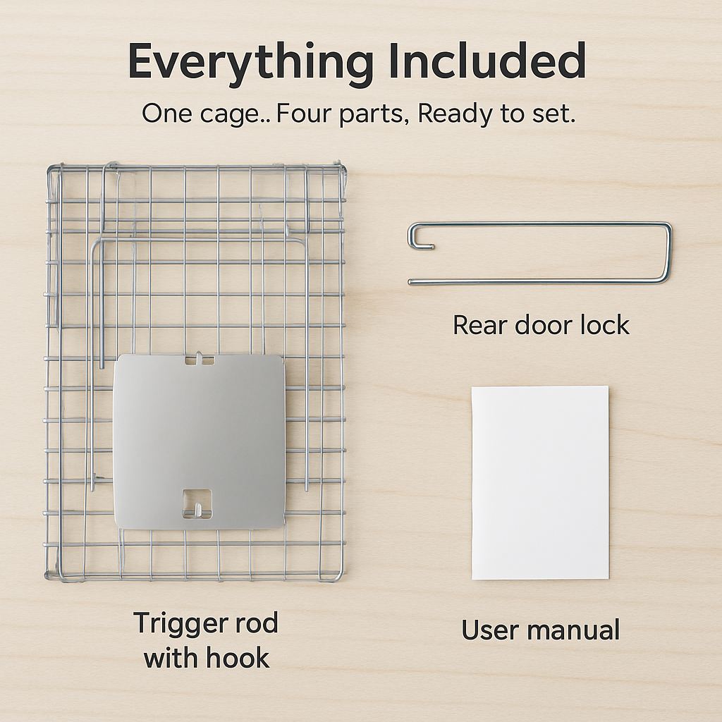 Cat Trap Cage: Humane Live Trap with Release
