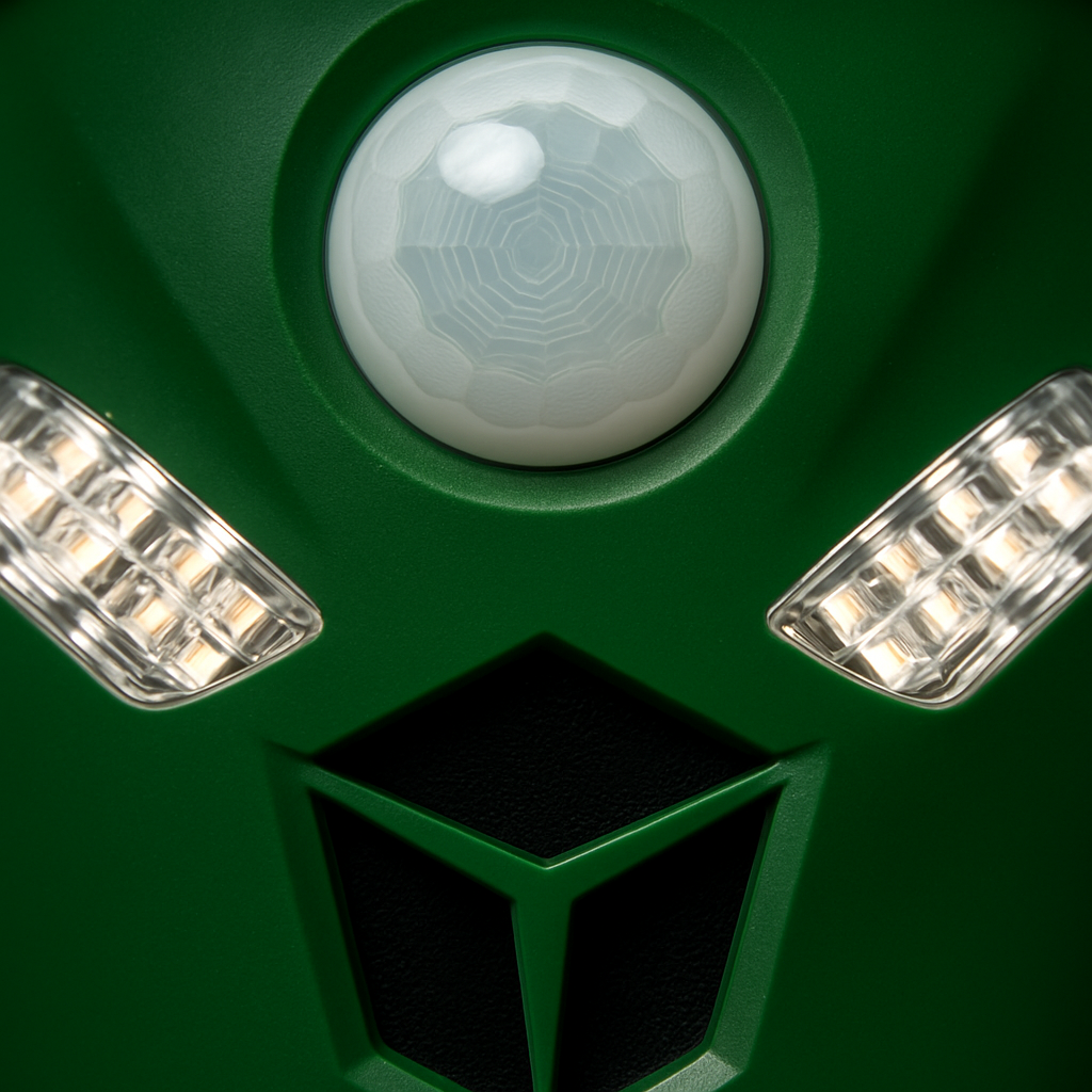 Ultrasonic Solar Animal Repeller with Motion Sensor Lights