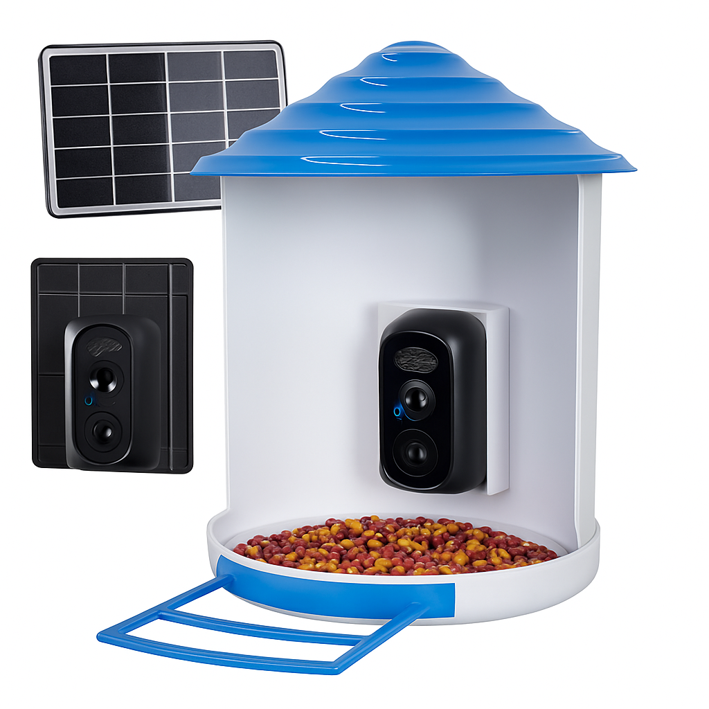 Smart Bird Feeder with Solar Powered Camera