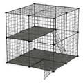 2-Tier Cat Cage Playpen with Ladder for Small Pets