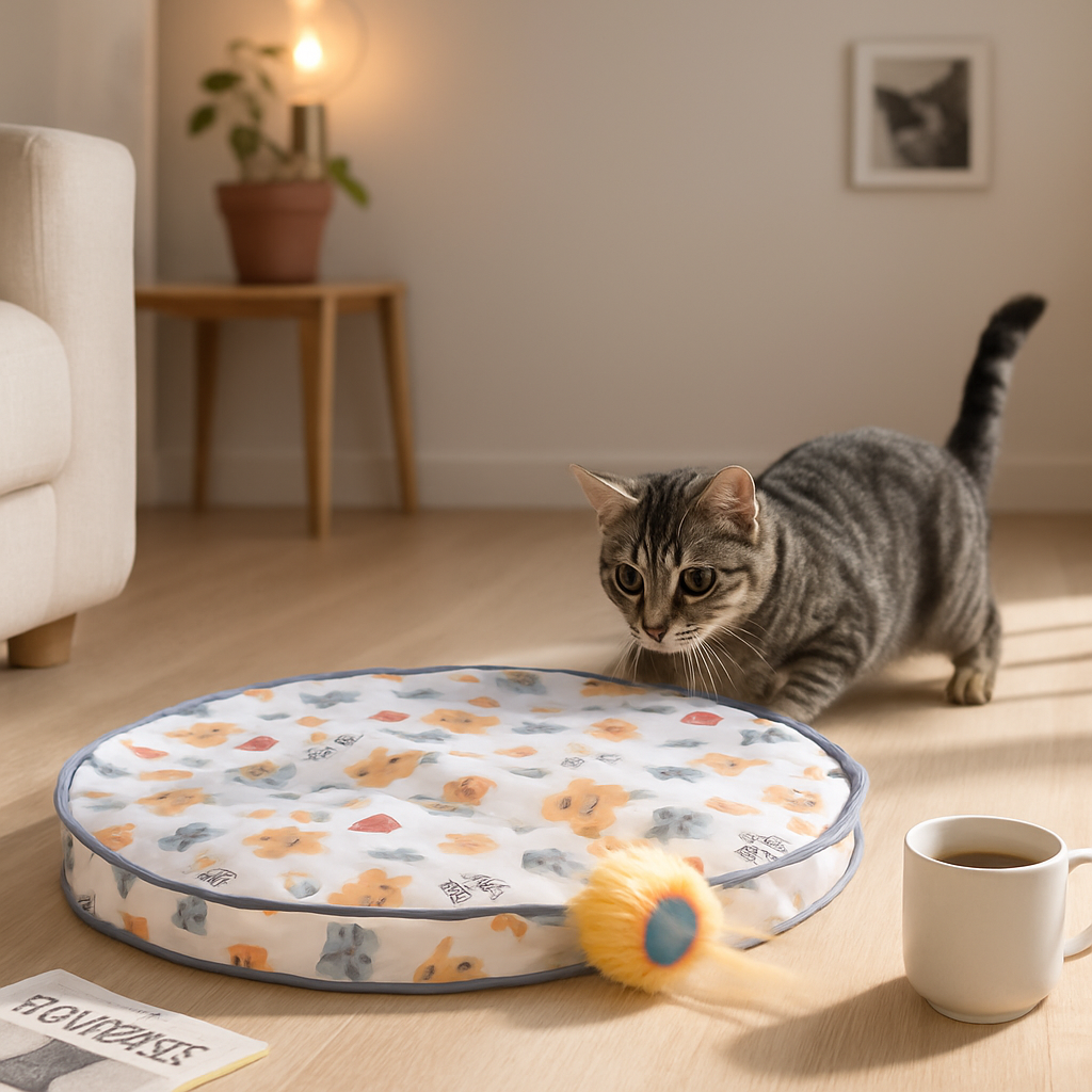 Motion Activated Interactive Cat Toy Ball for Indoor Cats