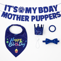Dog Birthday Bandana Hat Set for Cute Pet Party