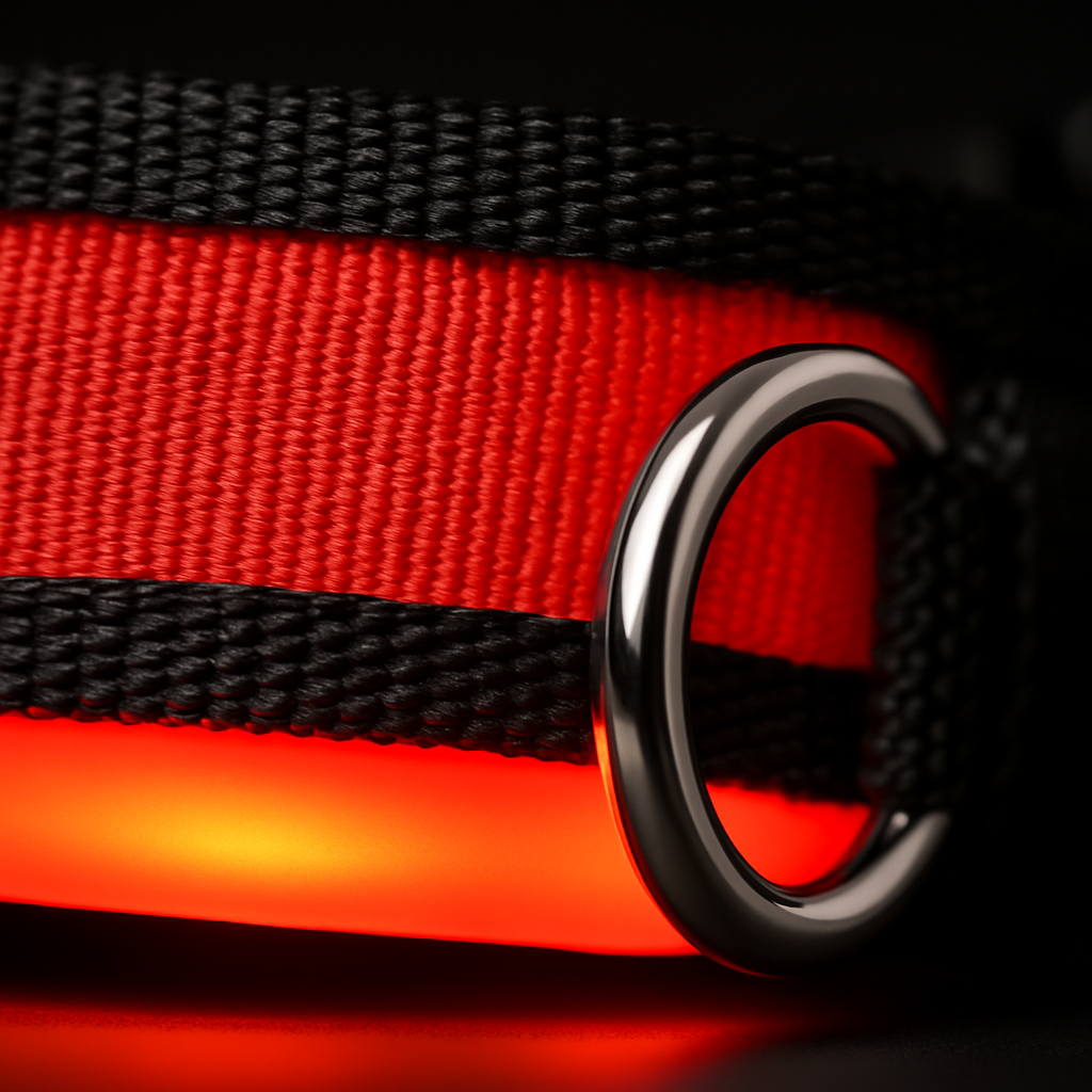 LED Dog Collar: Safety Light for Night Walks