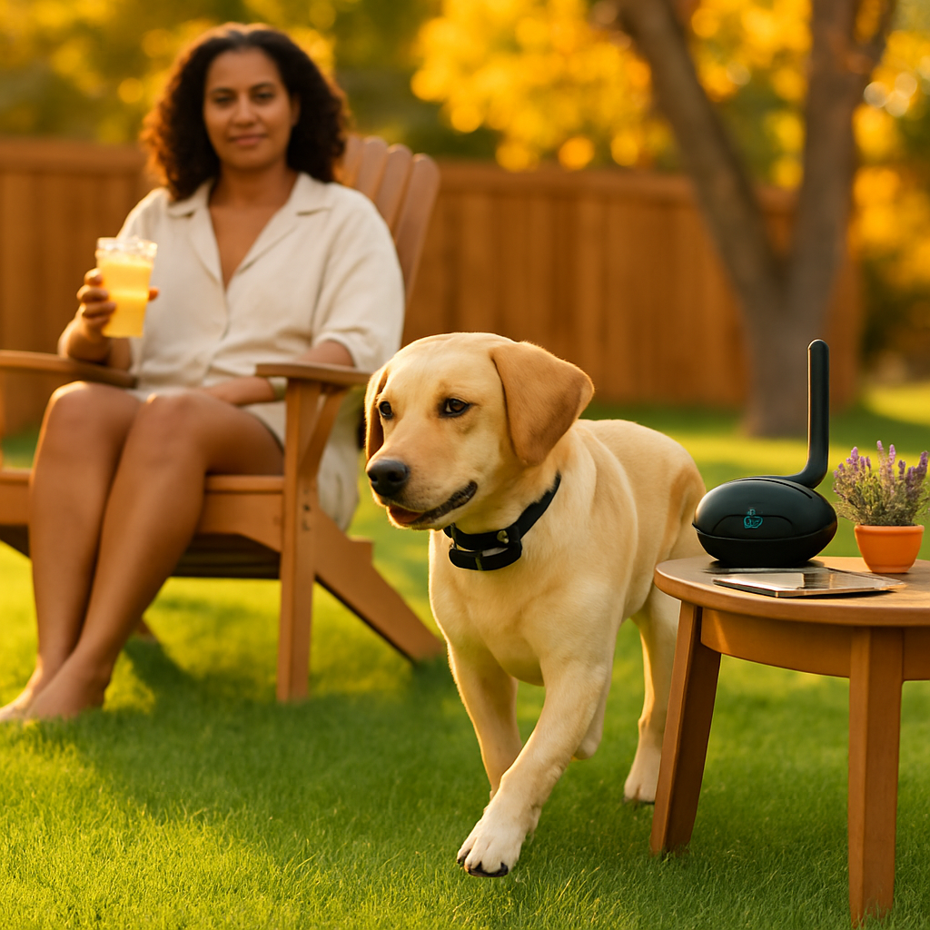 Wireless Electric Dog Fence System and Training Collar