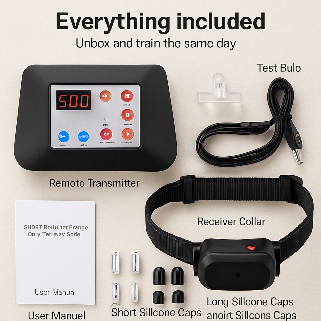 Radius Dog Training Collar with Wireless Fence
