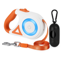 Retractable Dog Leash with LED Light and RGB Glow