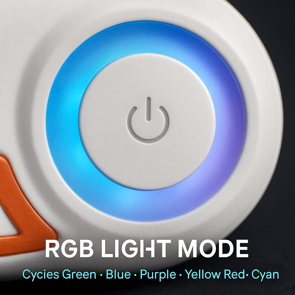 Retractable Dog Leash with LED Light and RGB Glow