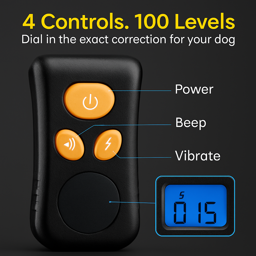 Dog Training Collar Waterproof Receiver for Dogs