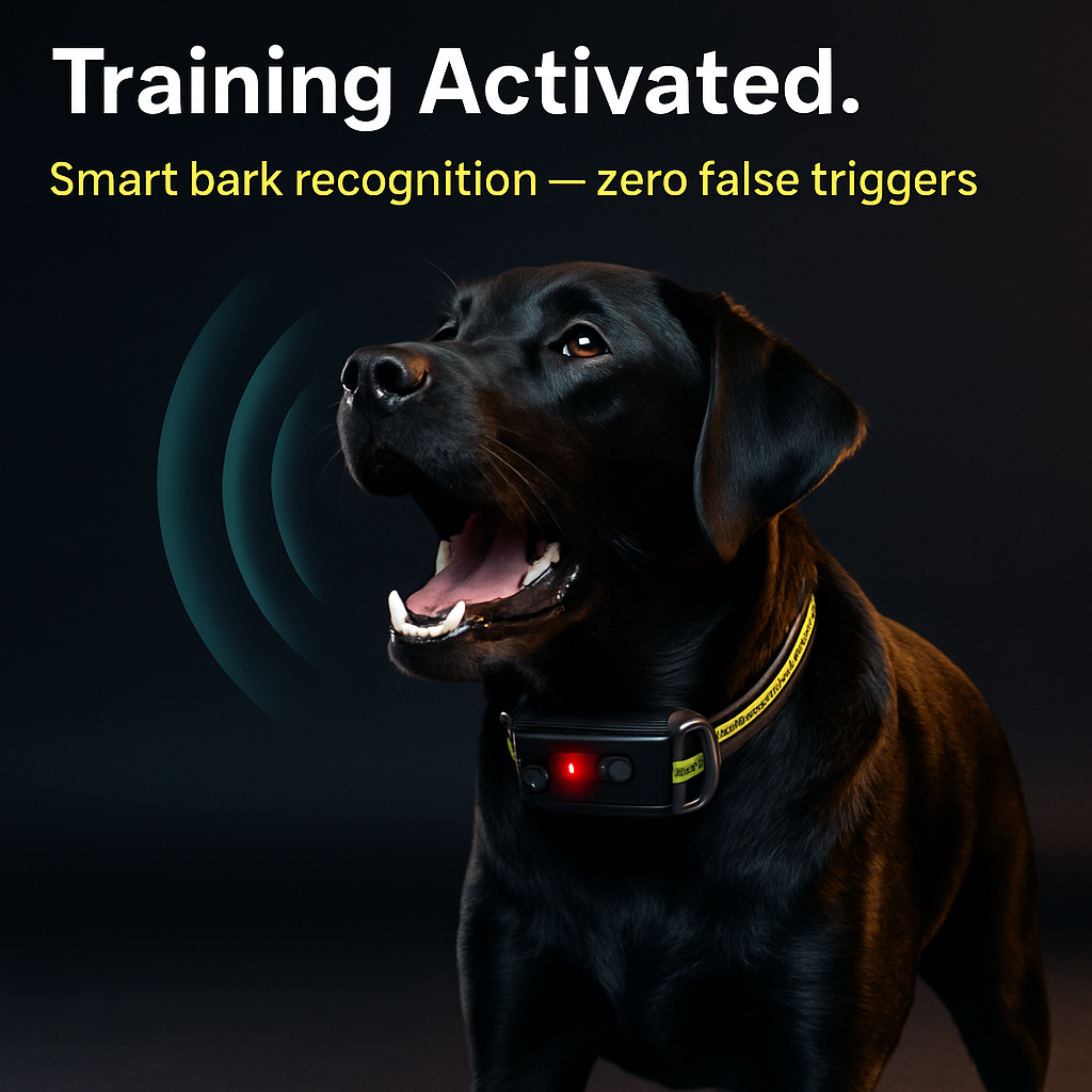 Dog Bark Collar with Beep, Vibration and Static