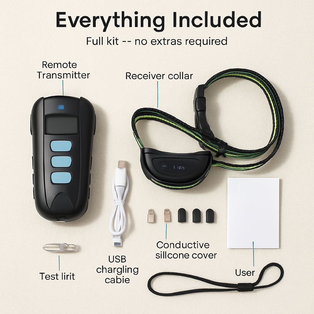 Dog Training Collar with Remote Control for Dogs