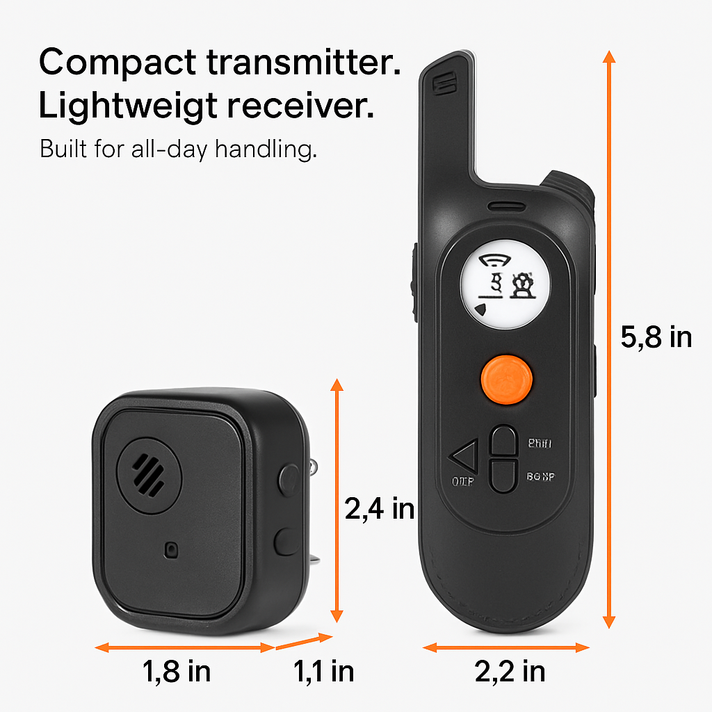 Dog Training Collar IP65 Waterproof with 3 Channels