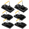 6Packs Mouse Traps Reusable Rat Rodent Killer Effective Pest Control Mouse Catcher Mice Snap Kill Trap