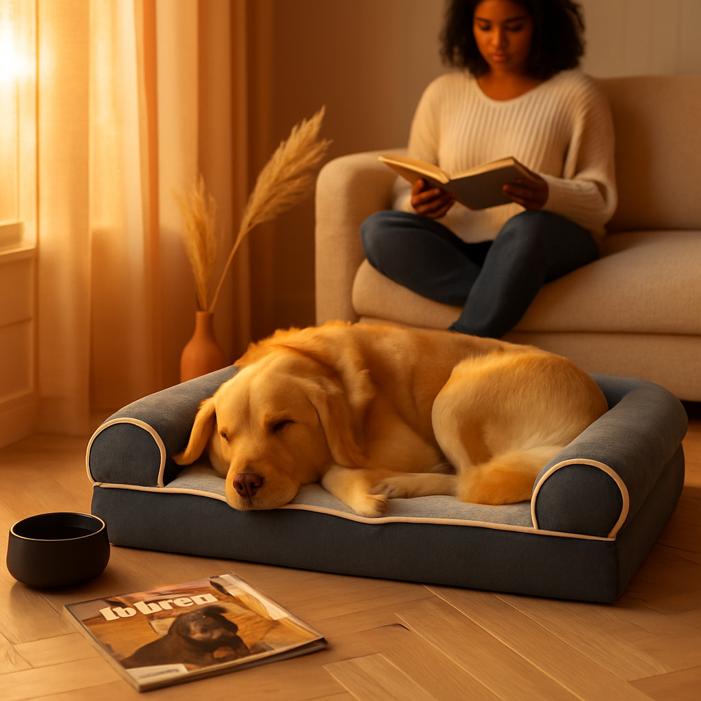 Dog Bed Sofa for Medium to Large Dogs with Washable Cover