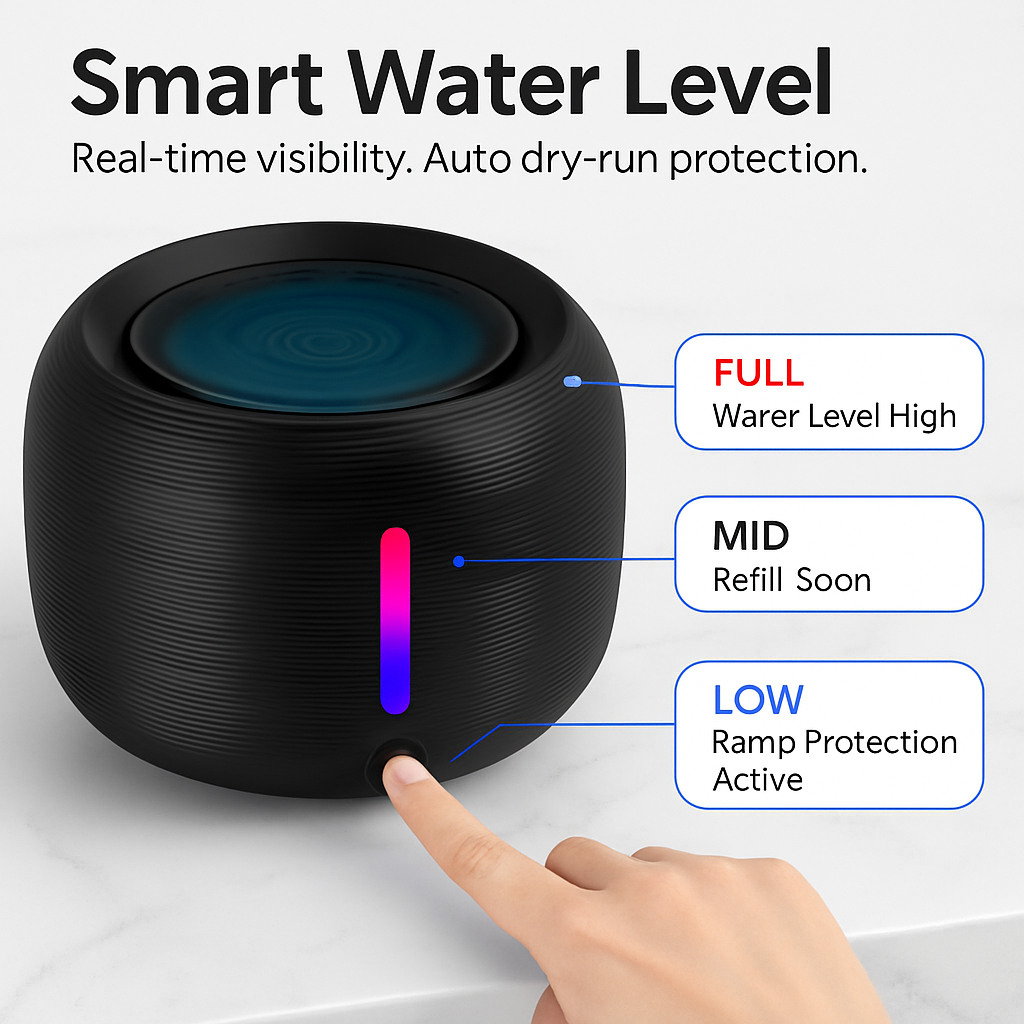 Pet Water Fountain for Cats - Quiet Flow