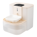 Smart Pet Water Fountain Automatic Cat Water Dispenser 4.5L Cordless Rechargeable Dog Water Fountain Self-Refill with 3 Adjustable Volume 3 Time Inter