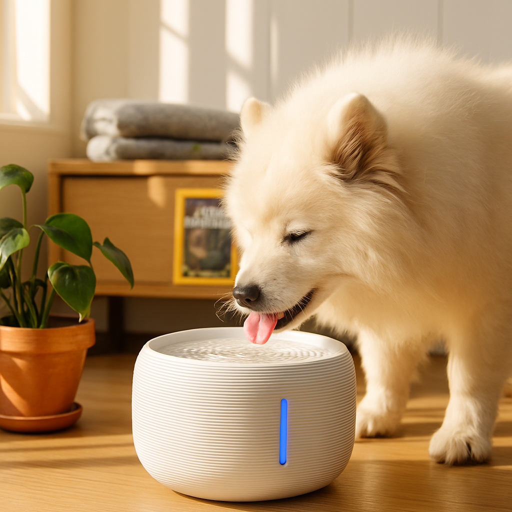 Pet Water Fountain for Cats - Quiet Flow