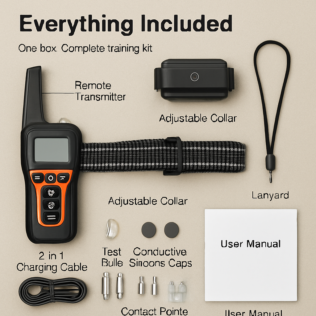 Dog Training Collar Receiver - Safe, Gentle Training Aid