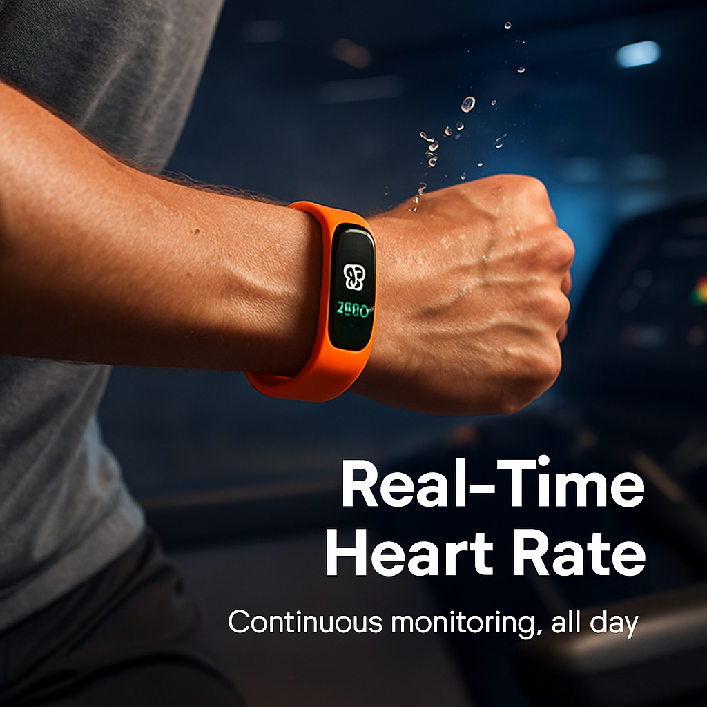 Fitness Tracker Activity Tracker Watch with Heart Rate Monitor IP67 Waterproof Smart Band Step Counter Calorie Counter Call & SMS Pedometer