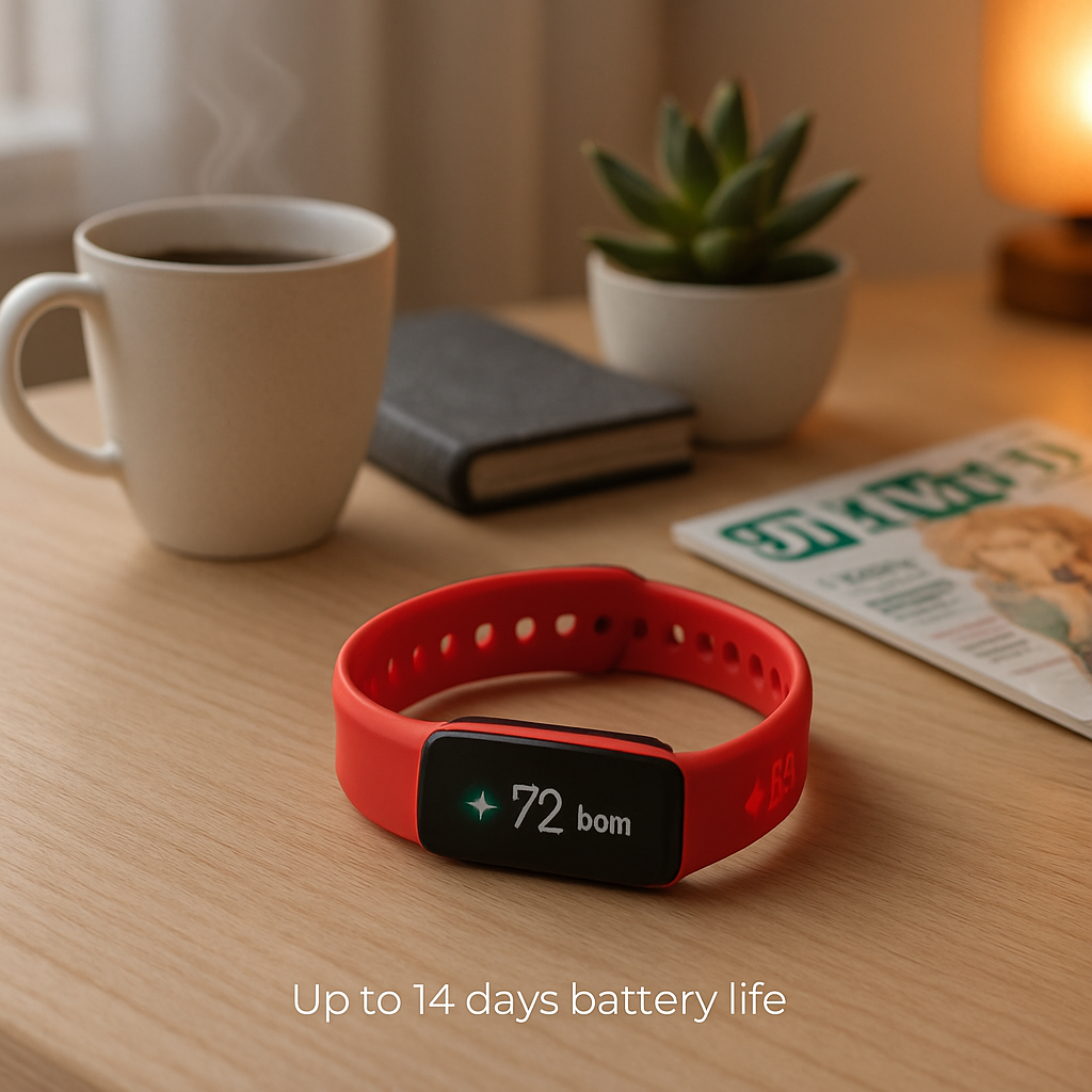 Fitness Tracker Activity Tracker Watch with Heart Rate Monitor IP67 Waterproof Smart Band Step Counter Calorie Counter Call & SMS Pedometer
