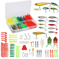 Fishing Lures Kit with Tackle Box, Complete Set
