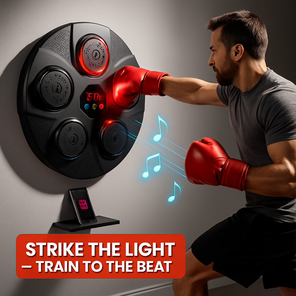 Boxing Wall Target Pad with Gloves for Home Training