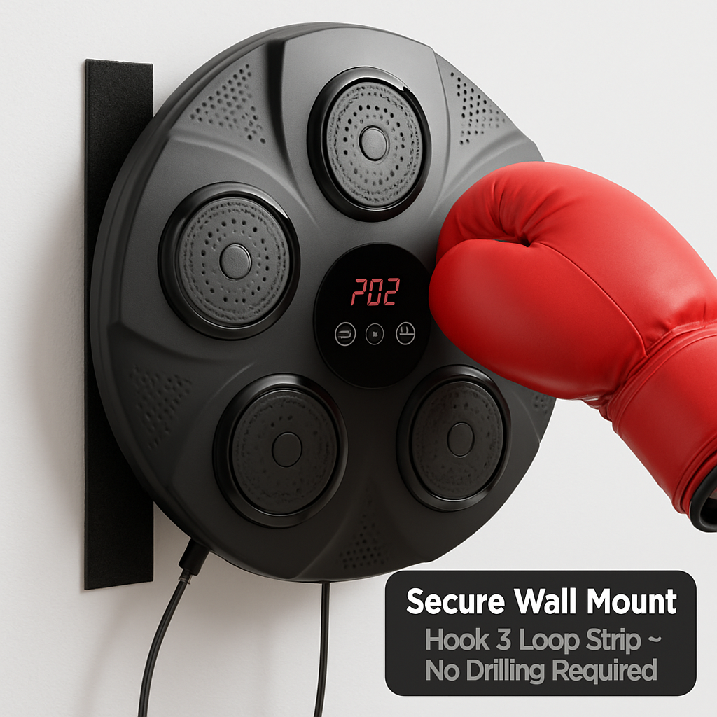 Boxing Wall Target Pad with Gloves for Home Training