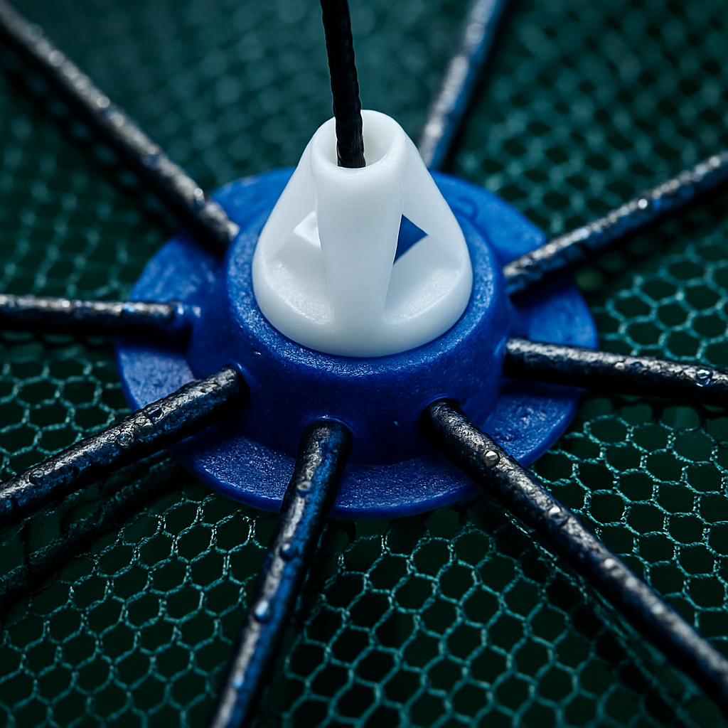 Foldable Fishing Bait Net Trap for Crab, Shrimp & Minnow