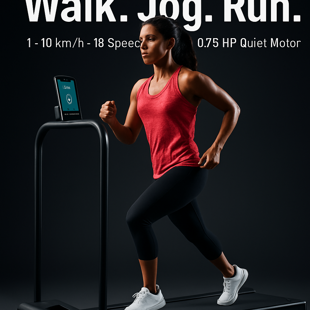 Under Desk Folding Treadmill 2-in-1 Foldable Walking Pad