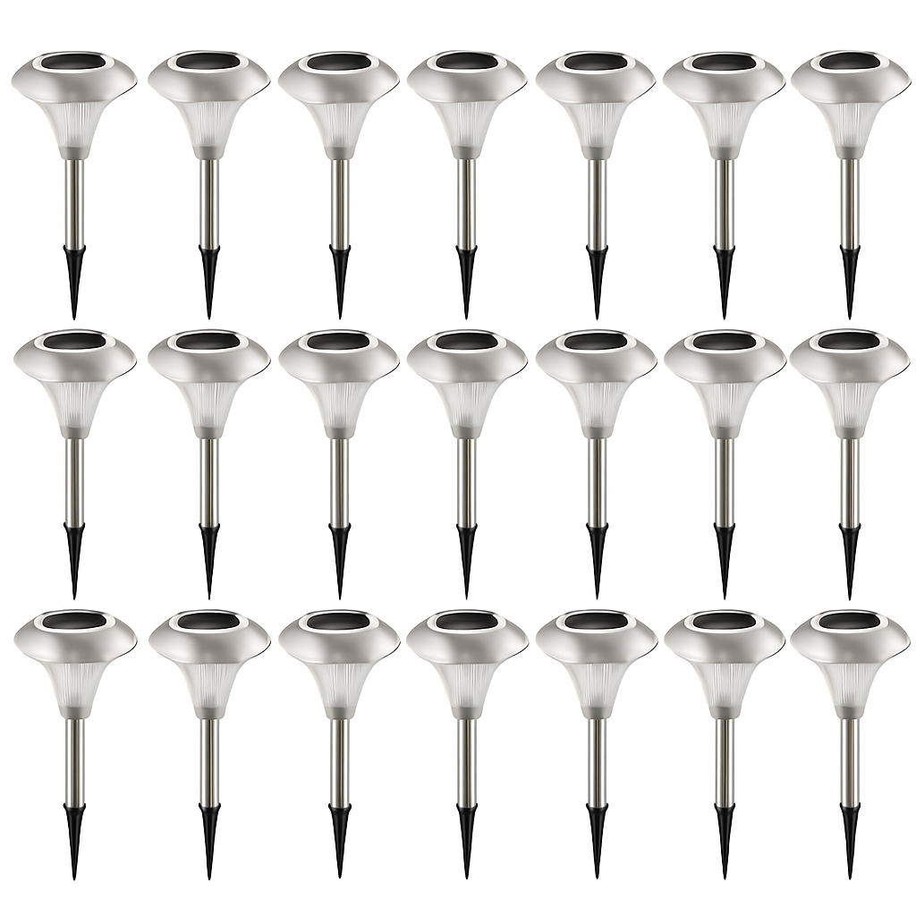 Solar Garden Lights Color Changing Pathway Lamps