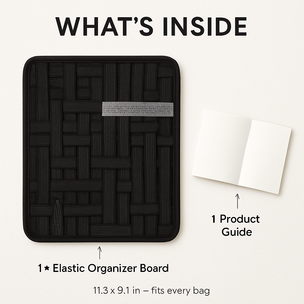 Elastic Organizer Board