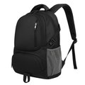 Unisex School Backpack Casual Travel Shoulder Bag W/ Adjustable Straps Dual-Water Bottle Pouch Multiple Zippered Pockets For Gym Sports Travel School