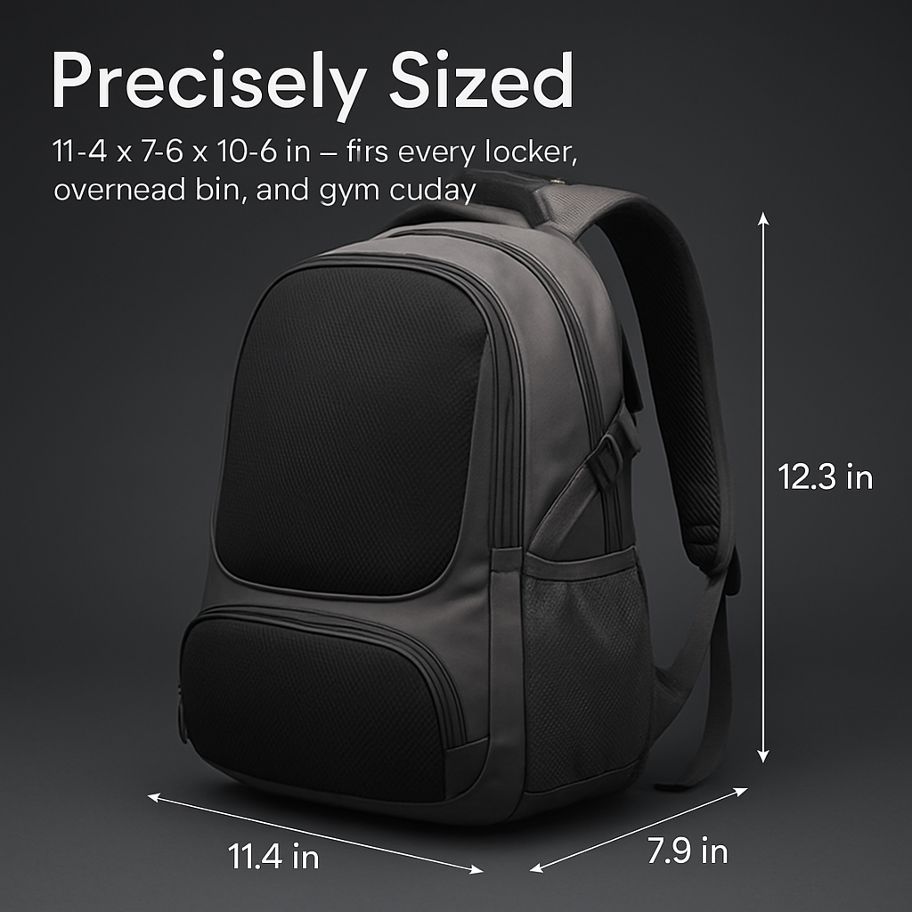 Unisex School Backpack Casual Travel Shoulder Bag W/ Adjustable Straps Dual-Water Bottle Pouch Multiple Zippered Pockets For Gym Sports Travel School